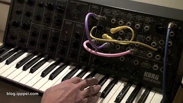 Korg MS-20 S/H pop loop #korgms20