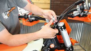 How to install the Enduro Engineering Handlebar Risers for KTM/Husqvarna New Chassis 2023 23-1023