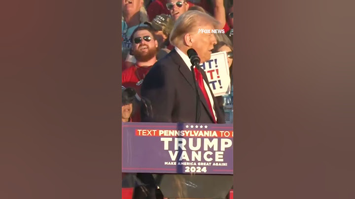 Trump joins supporters in singing the Star-Spangled Banner at his rally in Butler, Pennsylvania