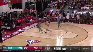 Scottie Lewis Youre Probably Wondering How I Got Here Hornets Vs Raptors.