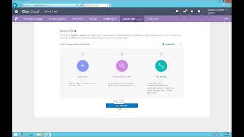 Citrix Smart Check Setup for XenDesktop/App Video Walk-through