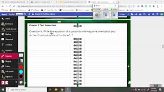 #8 Chapter 3 Test Corrections