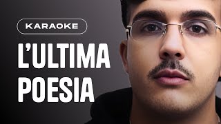 Geolier Ultimo  L Ultima Poesia  Piano Karaoke Con Testo