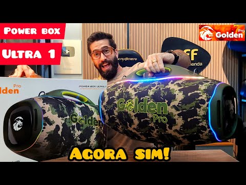 GOLDEN PRO POWER BOX ULTRA 1 (AI) 450W IPX6: A GIANT BOOMBOX! (Unboxing/Review)