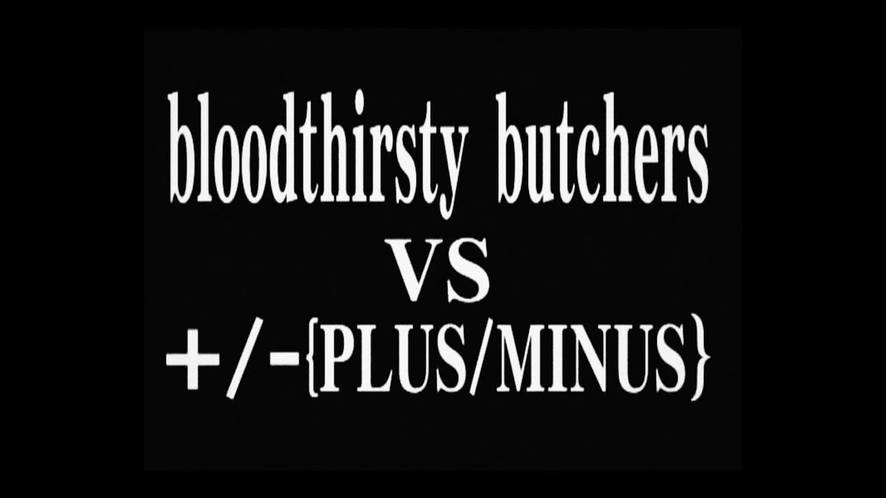 bloodthirsty butchers' 2005 album promotion video on official