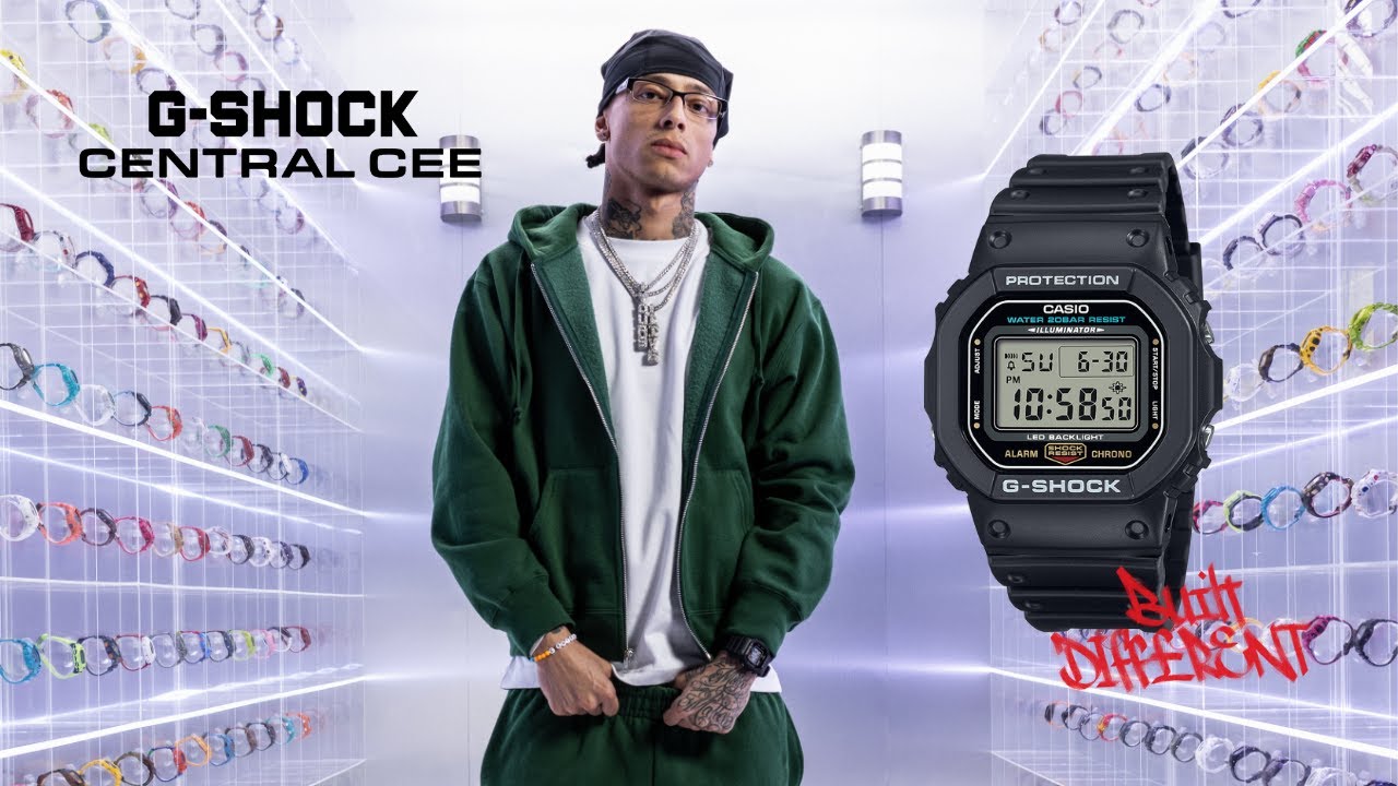橋本　Central Cee着用　CASIO G-SHOCK G-SHOCK AND CENTRAL CEE - YouTube