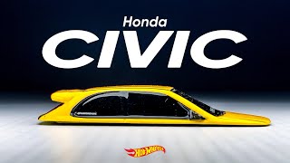 The Lowest Honda Civic EK9 Resto Mod Hot Wheels Custom