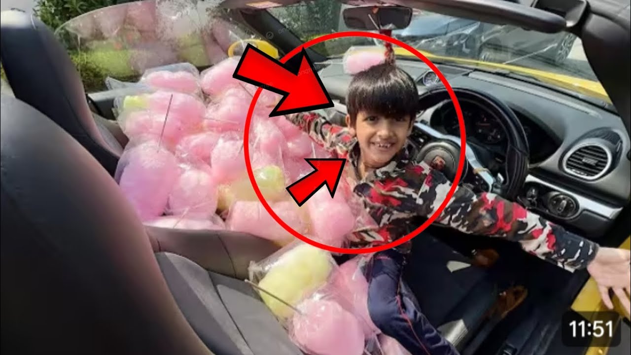 Itna sara Cotton candy  Kunali ke liye 