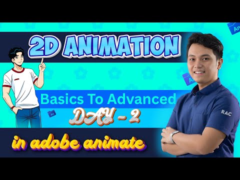 Adobe Animate CC – Full 2D Animation Course (Beginner to Pro) | RacEducater | Day - 2