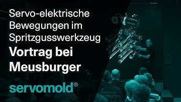 Servo-elektrische Bewegungen im Spritzgusswerkzeug. Branchentreff bei Meusburger | Servomold