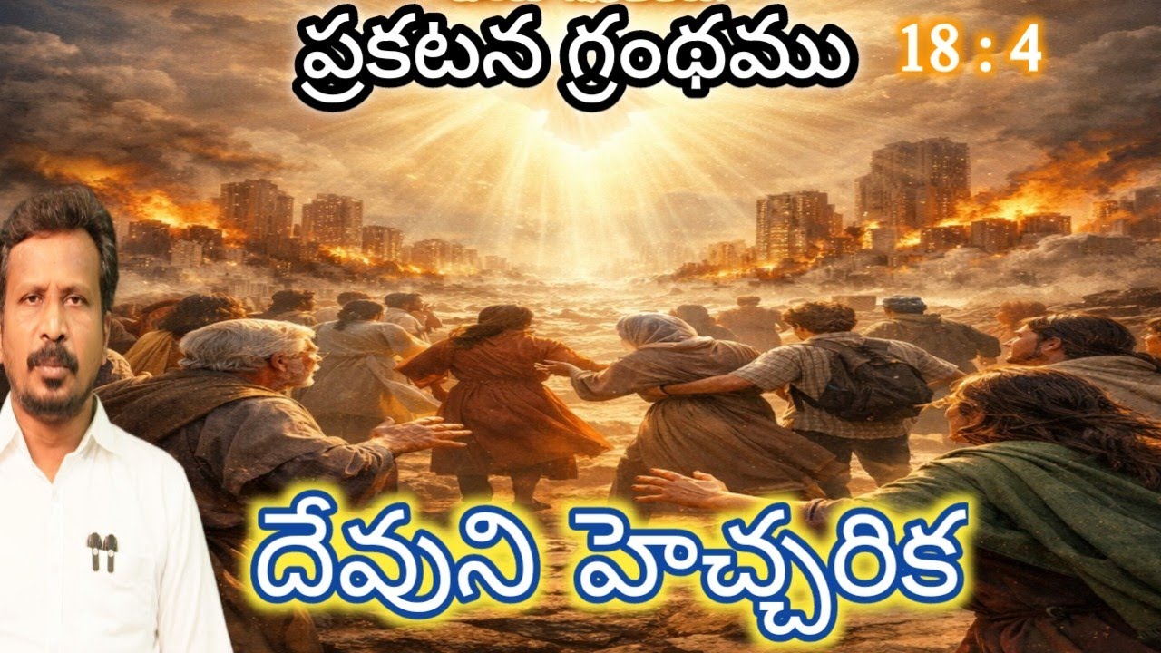 ప్రకటన 18; 4 REVELATION దేవుని హెచ్చరిక ఎవరికి ?
