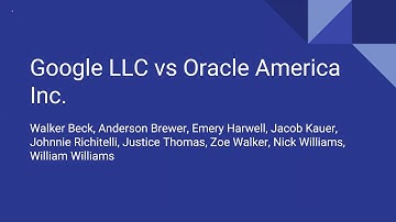 Google LLC v. Oracle America Inc.