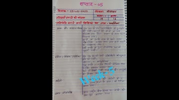 Schoolreadiness/नवीन शिक्षक संदर्शिका/रजिस्टर/निपुण भारत week-5#बालवाटिका#चहक#nipun#bharat#swarnima