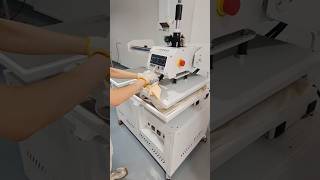 Hydraulic heat press machine dual-heated EVA embossing#heatpress #embossing #dtfprinting #sublimatio
