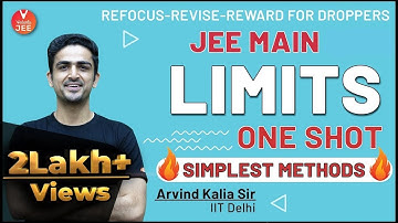 Limits | One Shot | Refocus-Revise-Reward | Arvind Kalia Sir | Vedantu
