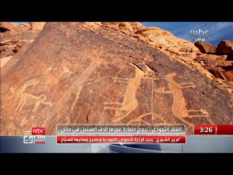 القلم الثمودي يروي حضارة عمرها آلاف السنين في حائل