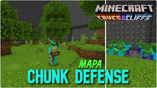 CHUNK DEFENSE Map for Minecraft Bedrock 1.17 | Updated | Shop System | Zombie Hordes screenshot 4