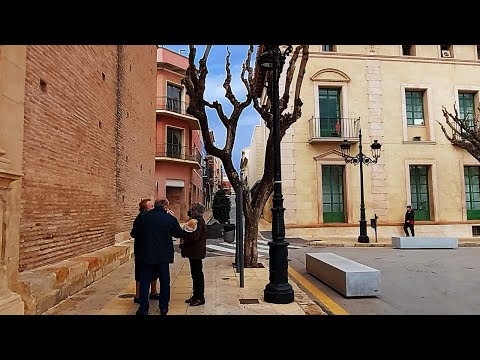 Walking Through the Historical Center of a Village in Southern Spain: Totana