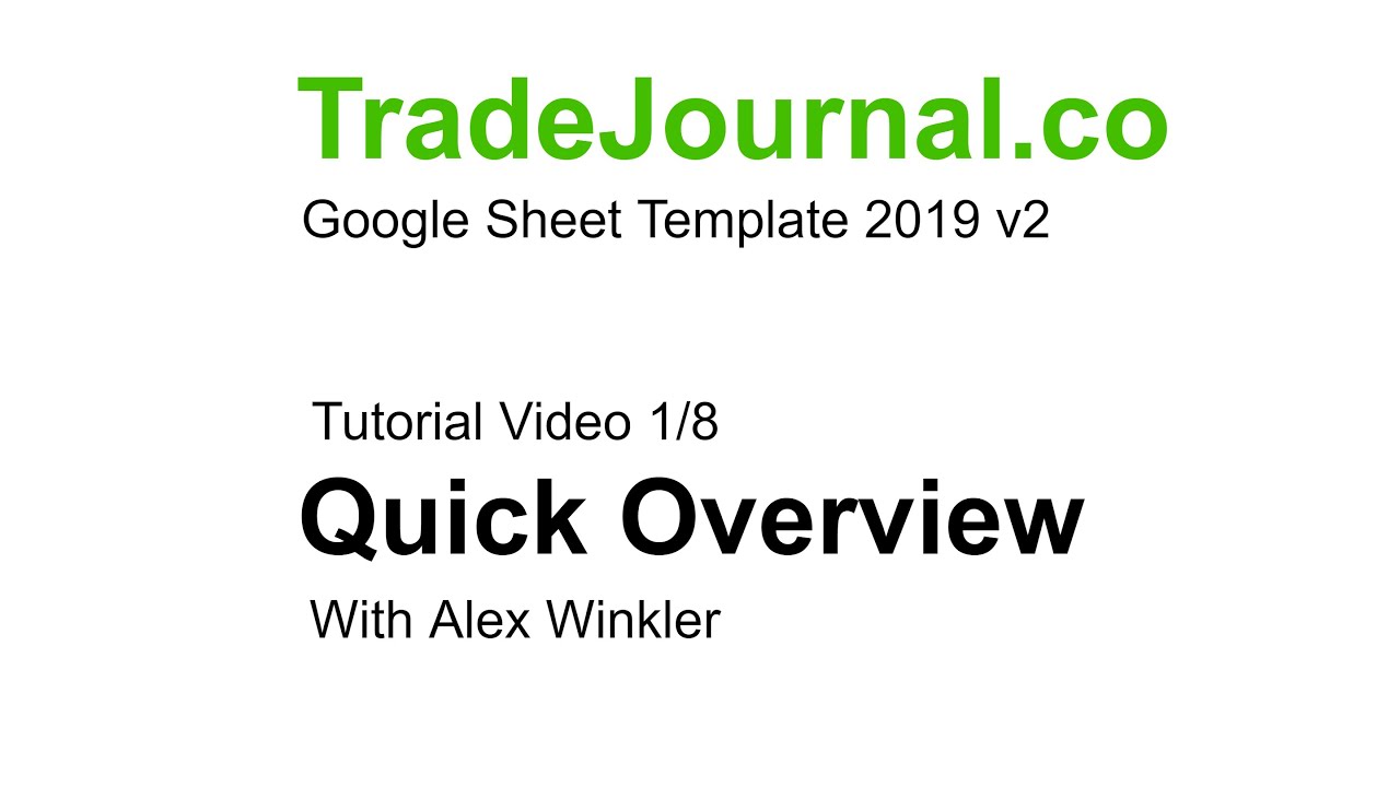 TradeJournal.co | Quick Overview