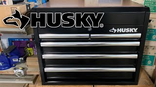 🛠️ Husky 26” 5-Drawer Top Chest Tool Box - Affordable, Sturdy & Smooth [ASMR Unboxing]