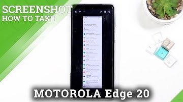 How to Take Screenshot on MOTOROLA Edge 20 – Capture Screen