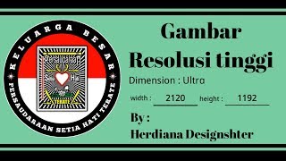 Cara membuat Logo "Keluarga besar PSHT" Lingkaran screenshot 5