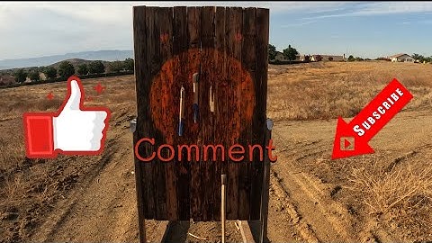 How to Build your own DIY Portable Axe Throwing Target!