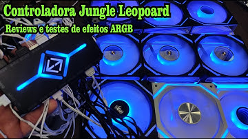 Reviews controladora ARGB e PWM Jungle Leopard, 20 FANS ao mesmo tempo