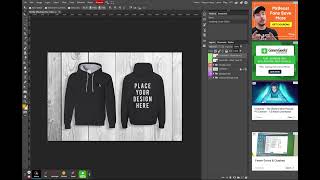 Changing Logo on Hoodie Mock Up screenshot 2