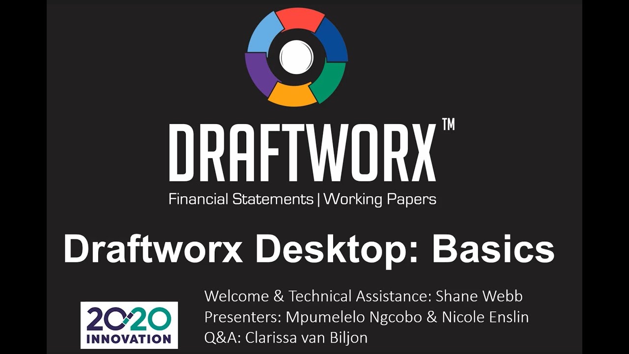 Draftworx Desktop: Basics 2026