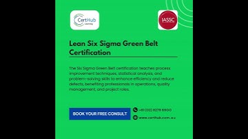 Lean Six Sigma Green Belt Certification from CertHub