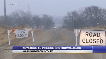 Keystone XL pipeline shutdown, again