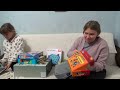 Папа привез нам с работы классные новогодние подарки!