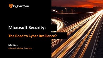 Microsoft Security: The Road to Cyber Resilience