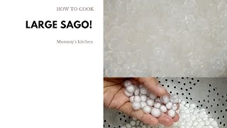 How to cook large tapioca Pearl #howtocooklargesago #howtocooklargetapiocapearl