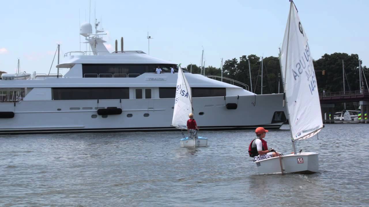 Sailing on the Chesapeake Bay in Annapolis