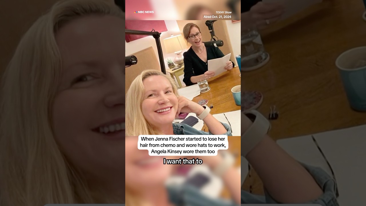 Jenna Fischer on working with Angela Kinsey while undergoing chemo Jenna Fischer on working with Angela Kinsey while undergoing chemo