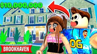 I BOUGHT MY GIRLFRIEND A $10,000,000 MANSION IN ROBLOX BROOKHAVEN RP!