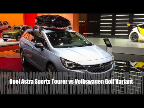 Opel Astra Sports Tourer 16 Vs Volkswagen Golf Variant 16 Youtube