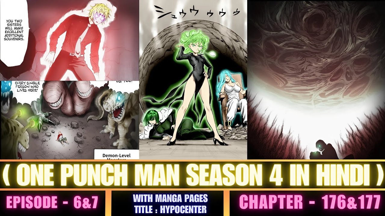 One Punch Man (Manga) Chapter 176-177 In Hindi || Full Review In Hindi ...