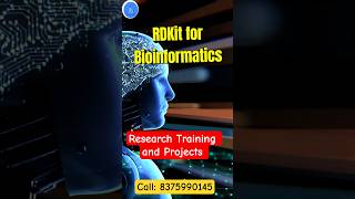 RDKit for Bioinformatics and Computational Chemistry #bioinformatics #cheminformatics #shorts