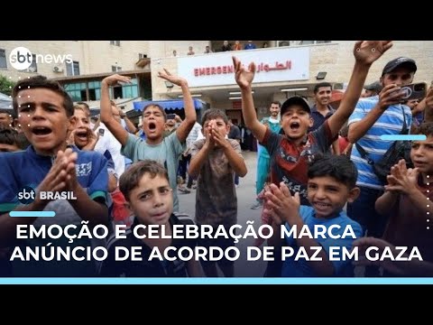 Video fim-da-guerra-populacao-reage-ao-anuncio-de-cessar-fogo-entre-israel-e-hamas-sbt-brasil