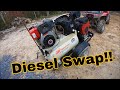 Buying The Cheapest Gas Air Compressor On Marketplace And Installing a Diesel Motor