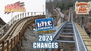 Trackwork for Boulder Dash & Wildcat in 2024, Lake Compounce | Which Sections Got New Track?