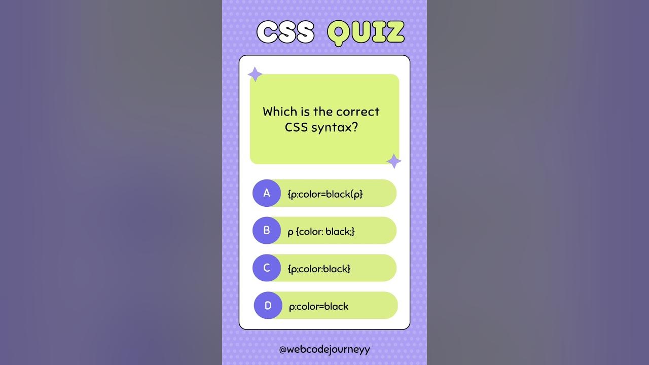CSS Quiz 🔥🔥🔥🔥#learn #learnhtml #html #html5 #learncss #css#csstricks # ...