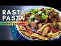Rasta Pasta with Jerk Tofu | Creamy Vegan Jamaican-Inspired Pasta