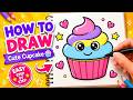 How to Draw a Cute Cupcake: An Easy Drawing for Kids