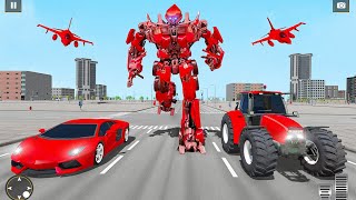 Police Robot Car Game: Transform Drone Robot Games video | Robot 2021 gameplay | new robot gameplay screenshot 5