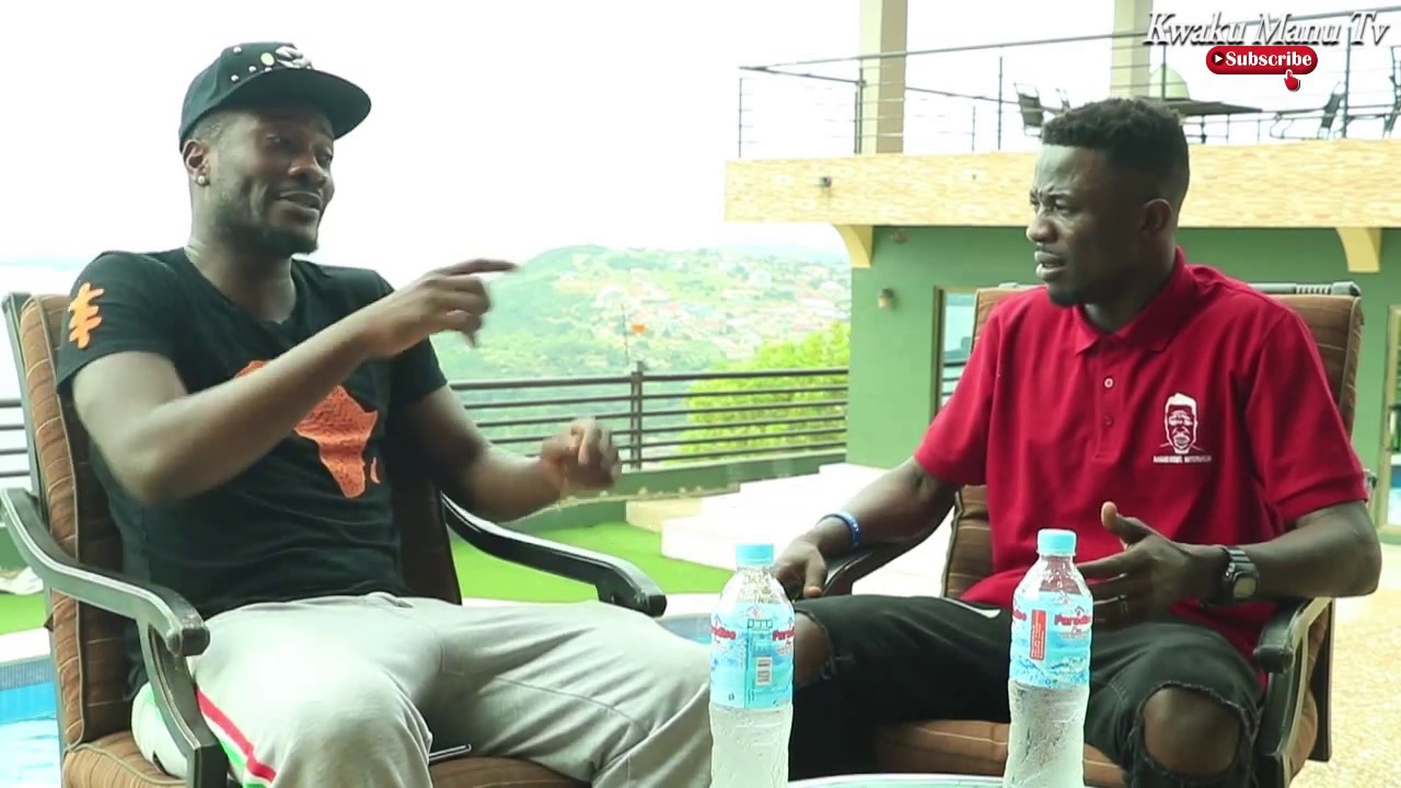 Kwaku Manu Aggressive Interview With ASAMOAH GYAN ⚽⚽ (GHANA BLACKSTARS  CAPTAIN )