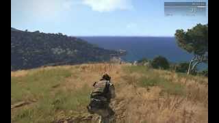 Arma 3 Alpha - Blowing Stuff up with mortar strikes